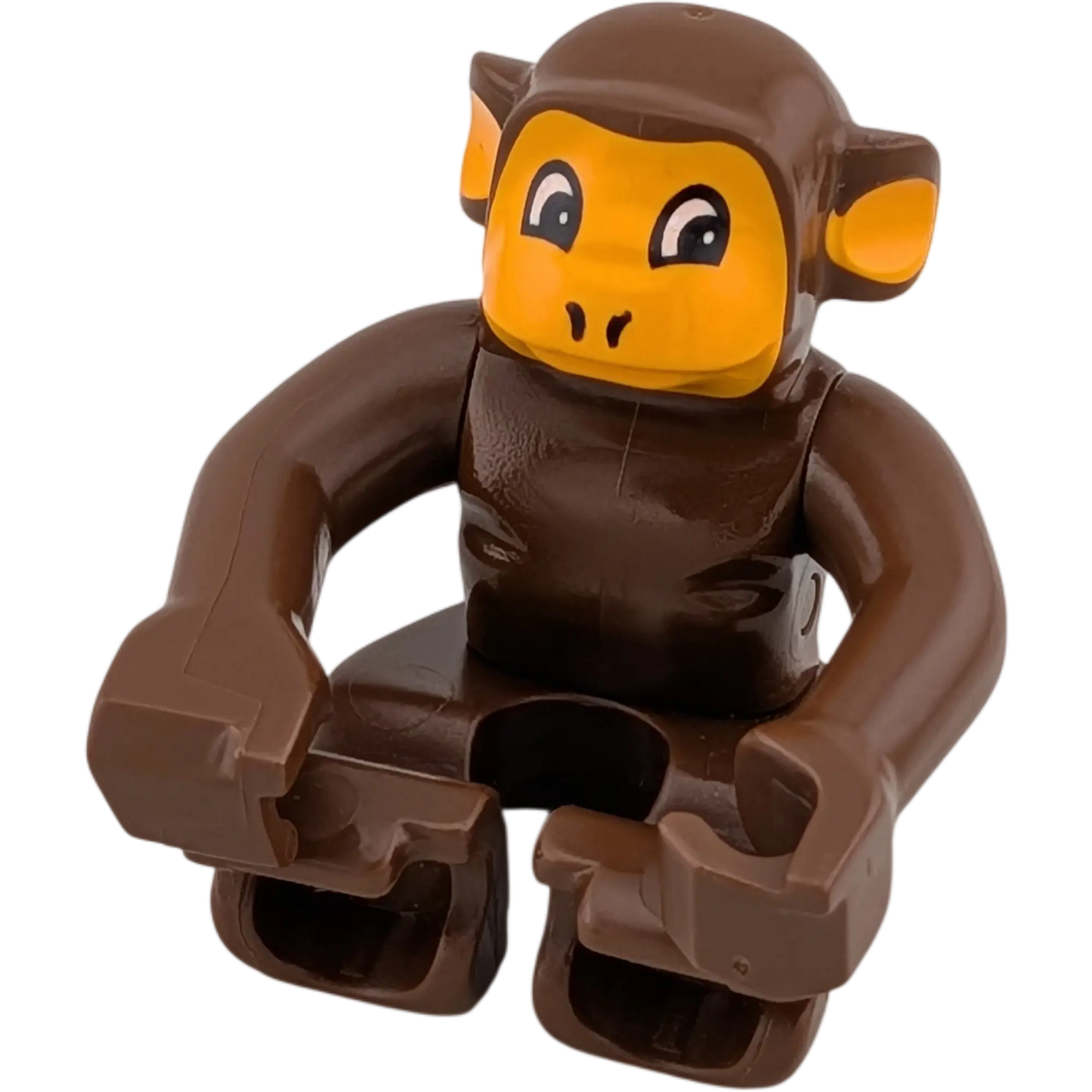 Lego Duplo sitzender Affe Braun