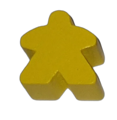 Carcassonne Ersatzfigur Gelb