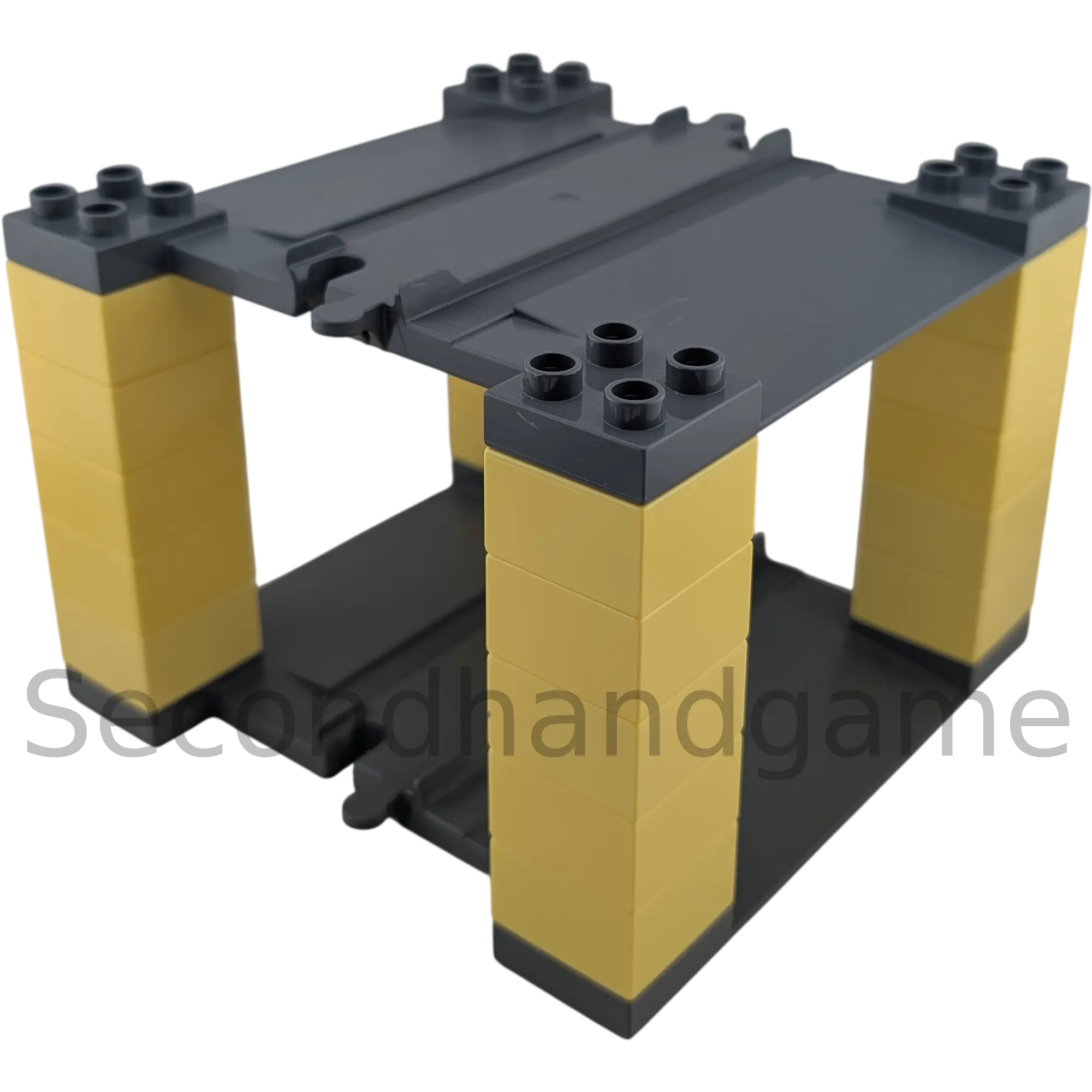 Lego Duplo Waschstraße Parkhaus Brücke Garage Grau Hellgelb