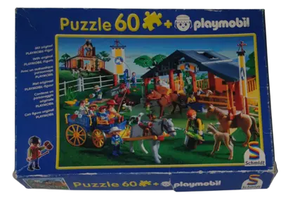 Schmidt Puzzle Playmobil Reiterhof 60 Teile 55249