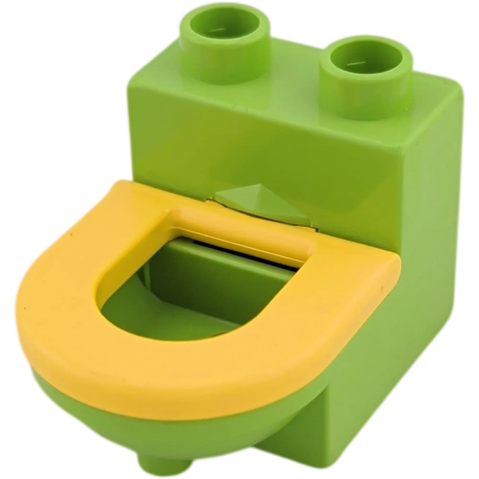 Lego Duplo 4911 Toilette Hellgrün, gelber Deckel beweglich