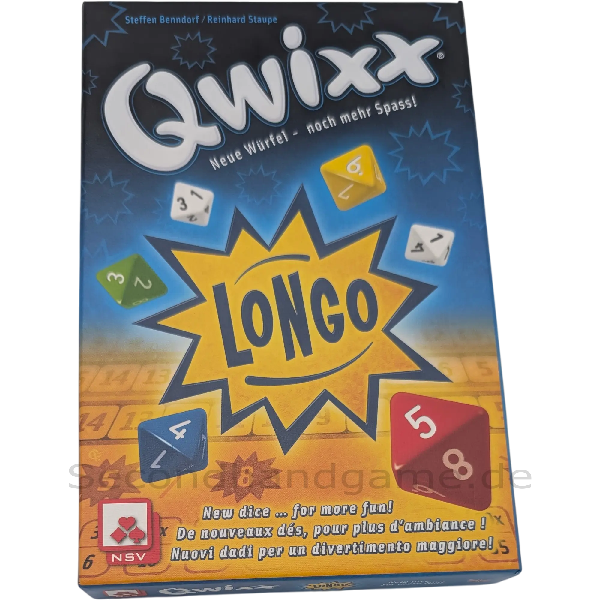 Nürnberger-Spielkarten-Verlag Qwixx Longo, ab 8 Jahren