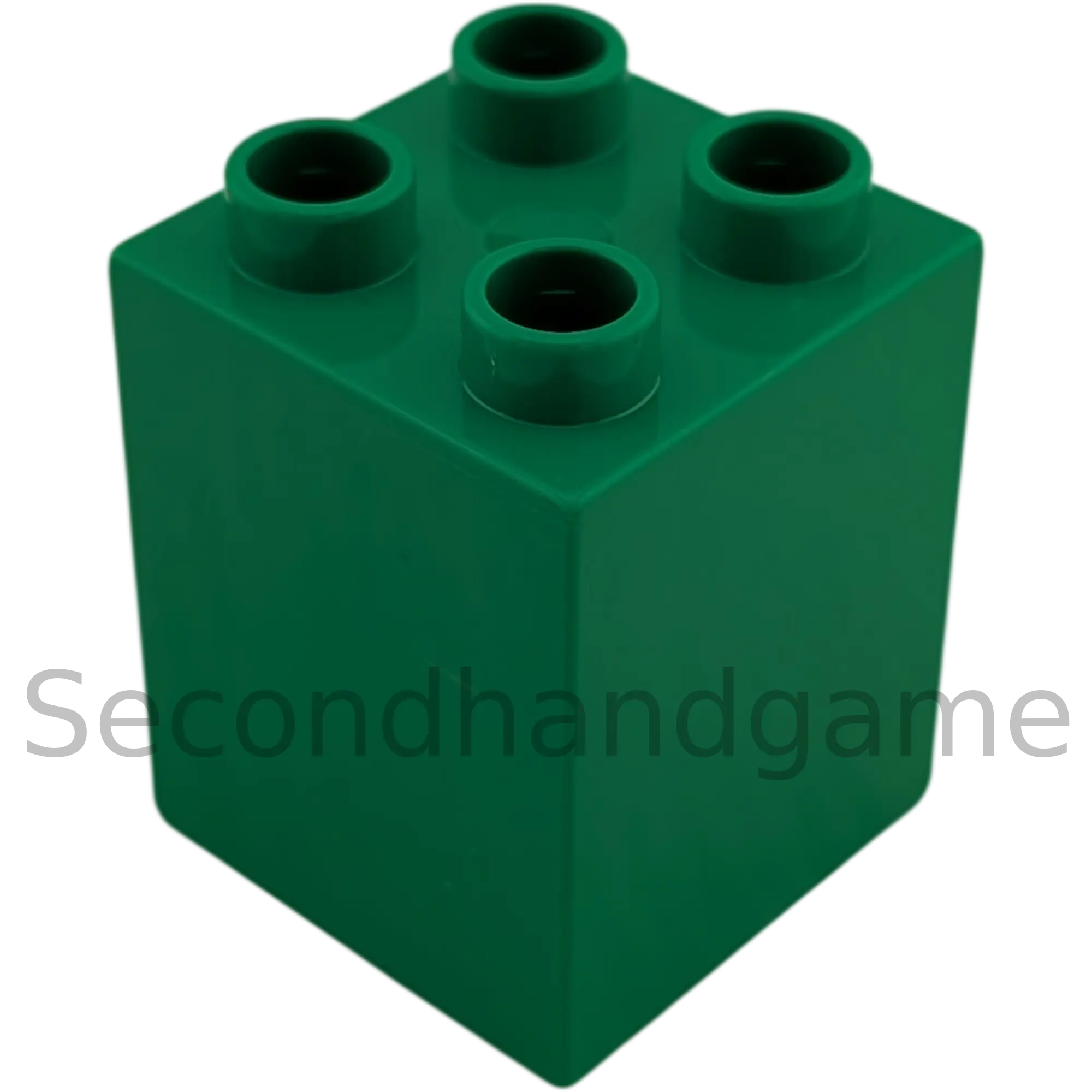 Lego Duplo 2x2x2 Doppelstein Mittelgrün