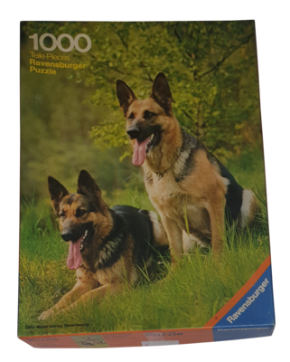 Ravensburger Puzzle 1000 Teile 62554312 Zwei Schäferhunde