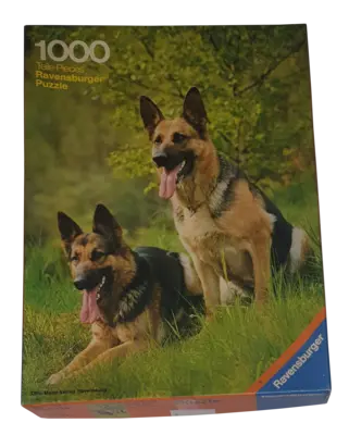 Ravensburger Puzzle 1000 Teile 62554312 Zwei Schäferhunde