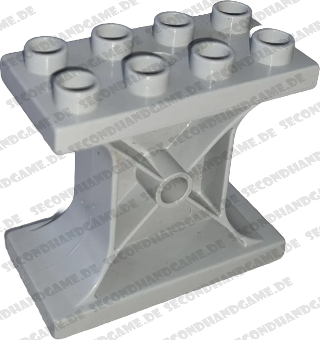 Lego Duplo Pfeiler Ständer Grau 4537