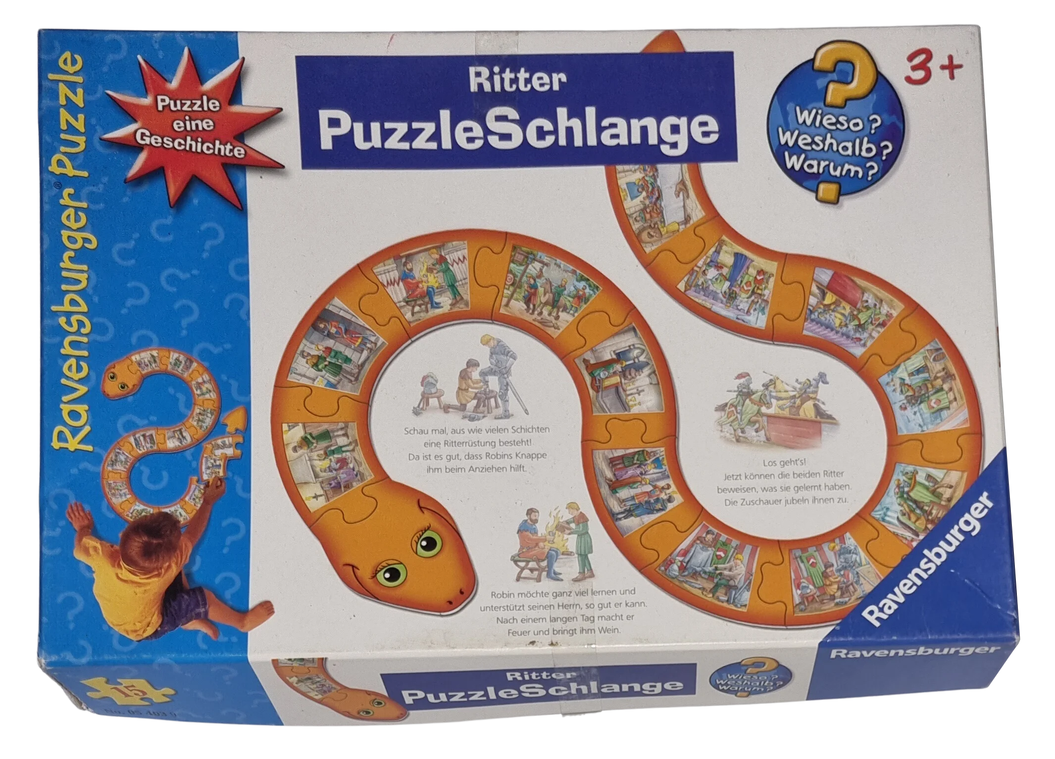 Ravensburger Ritter Puzzle Schlange 15 Teile 054039 Puzzle eine Geschichte