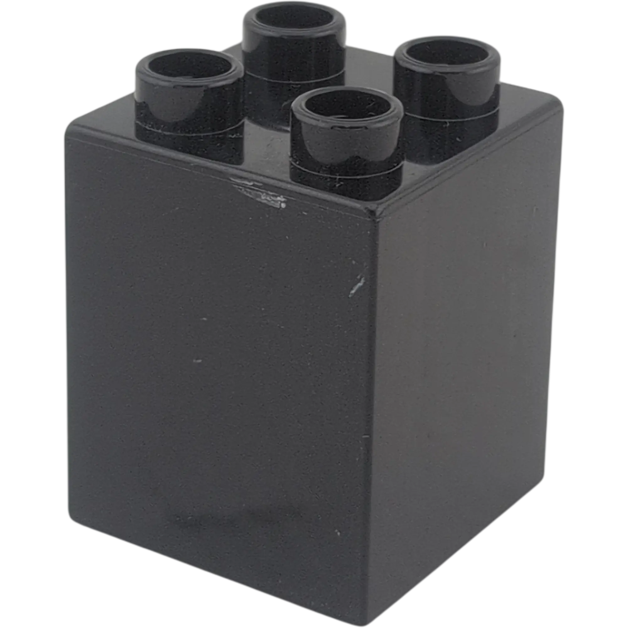 Lego Duplo 2x2x2 Doppelstein Schwarz