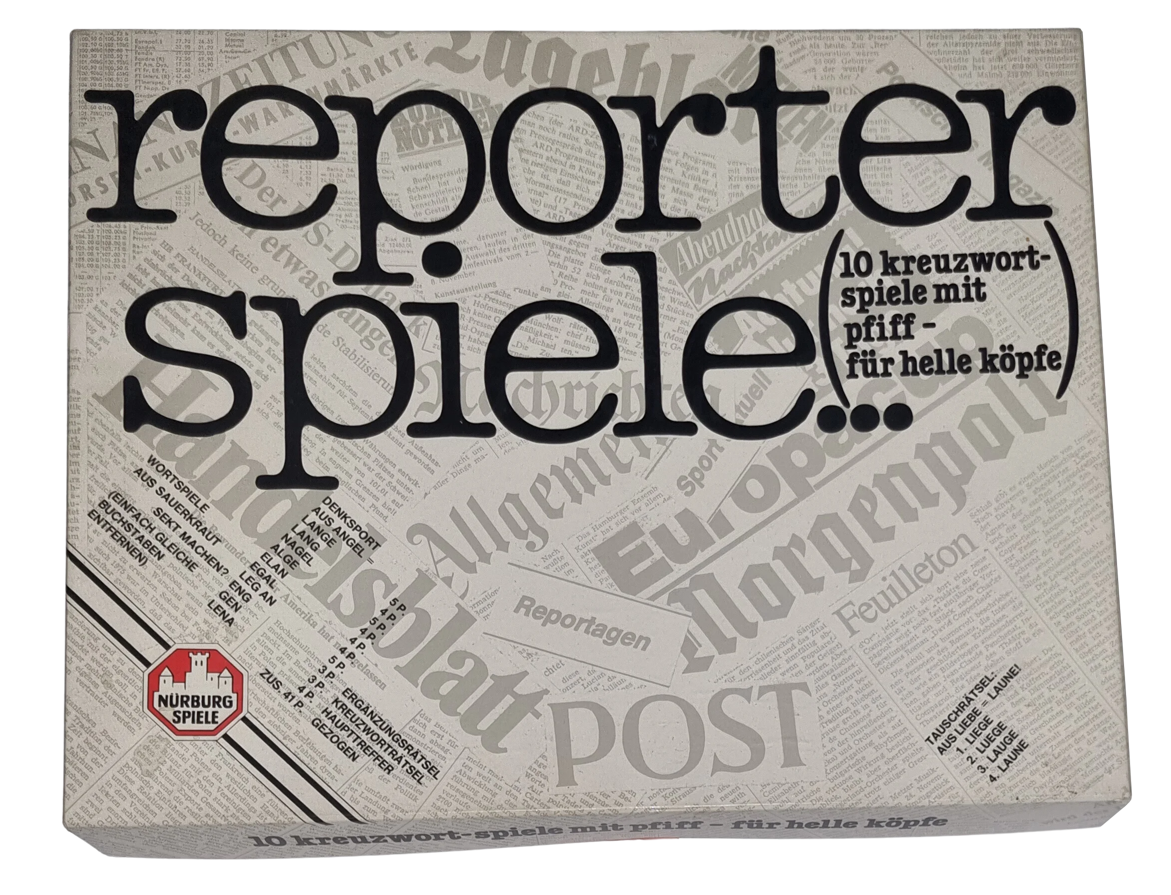 Nürburg Spiele Reporter Spiele...