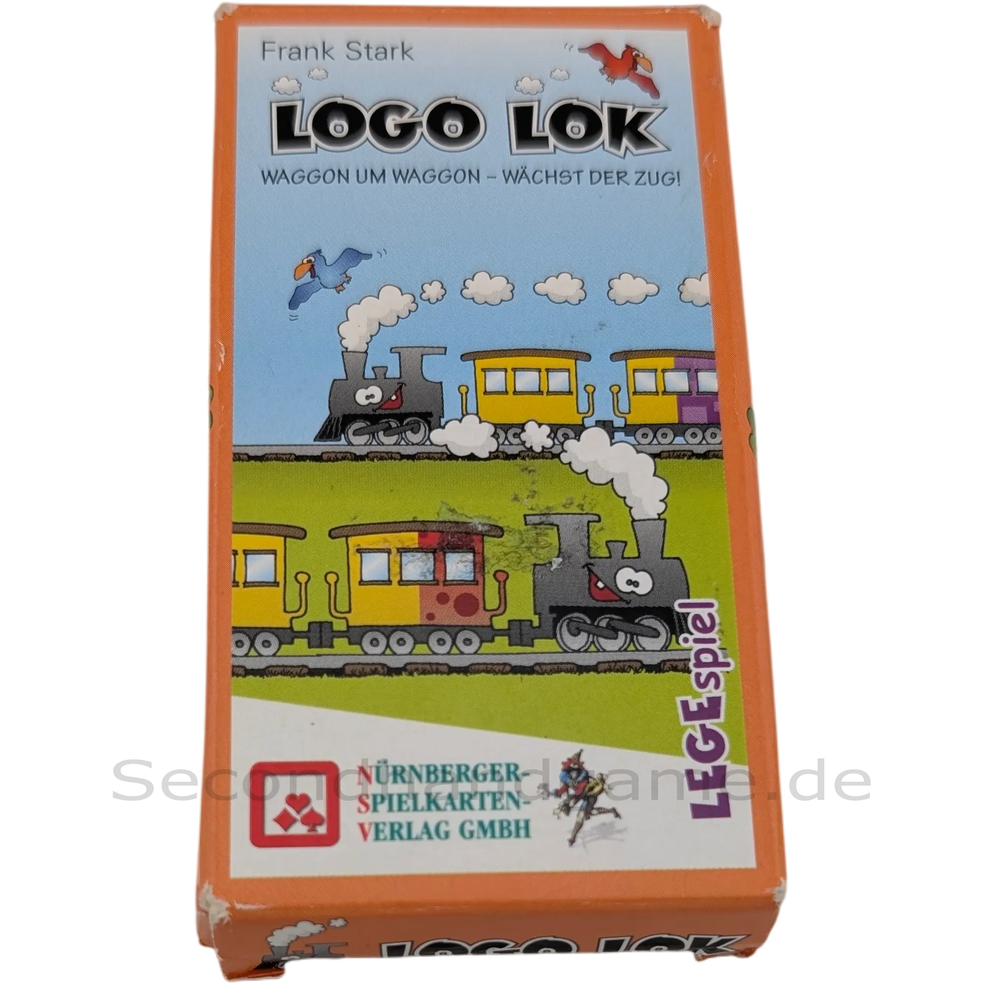 Nürnberger-Spielkarten-Verlag Logo Lok, Legespiel, ab 3 Jahren
