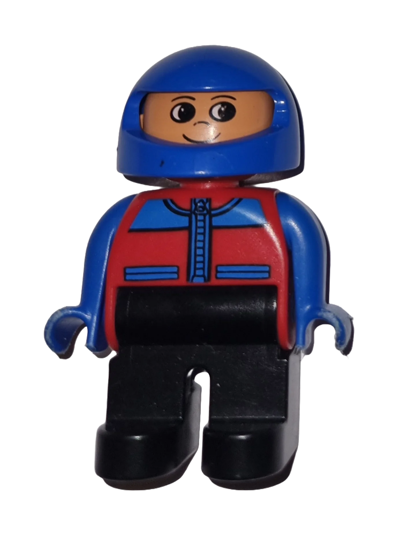 Lego Duplo Figur Mann 47394 Motorradfahrer Rennfahrer