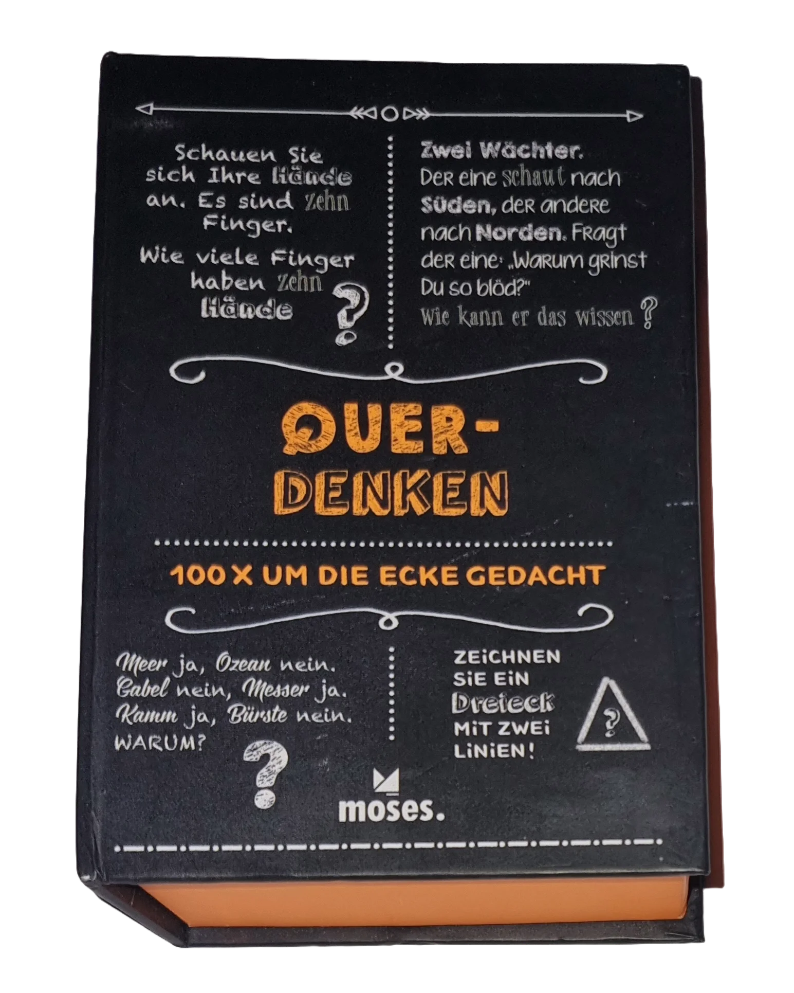 Moses Querdenker 100x um die Ecke gedacht