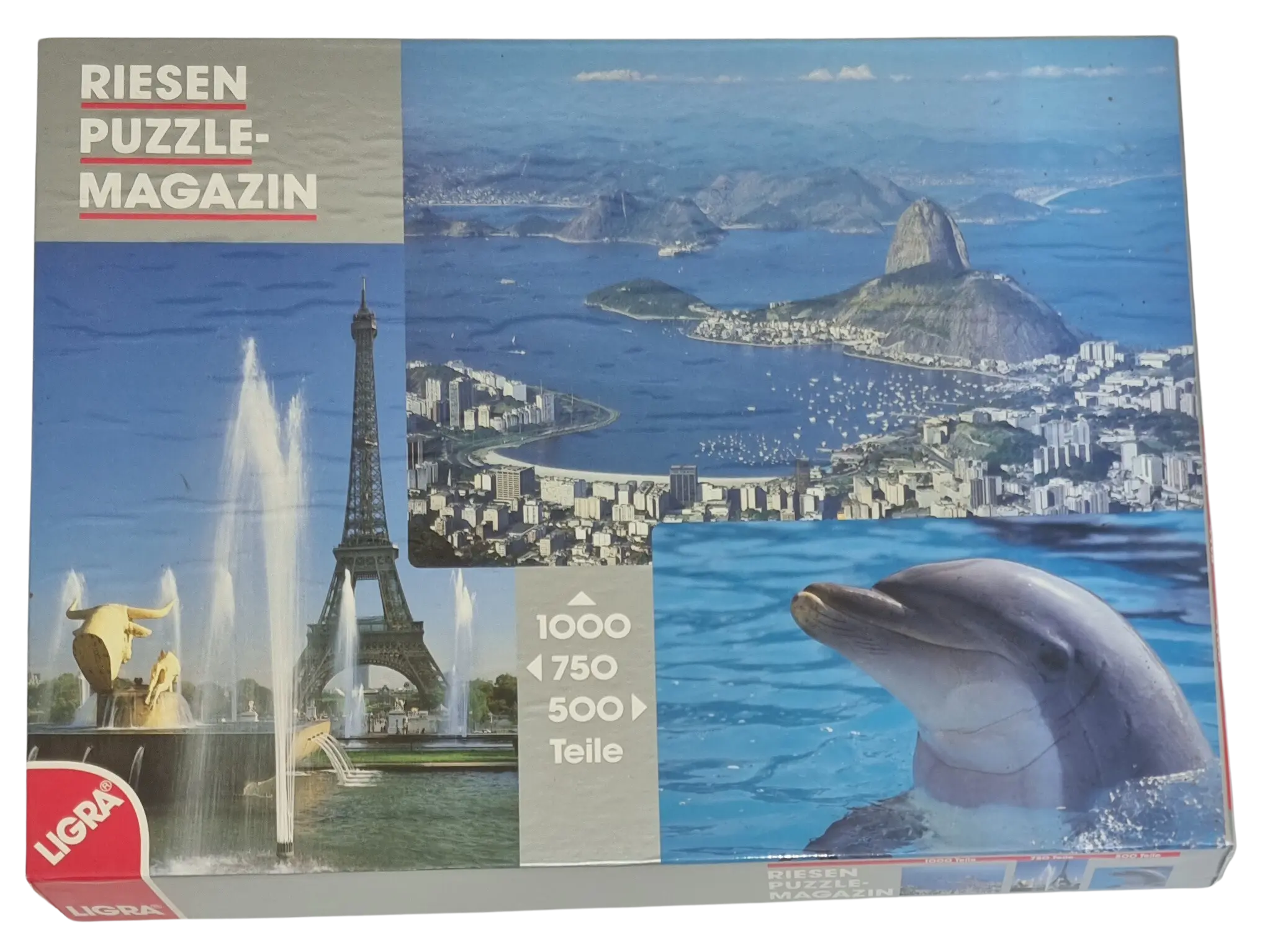 Ligra Riesen Puzzle-Magazin 1000 Teile, 750 Teile, 500 Teile