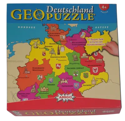 Amigo Geo Puzzle 51 Teile Deutschland 00382