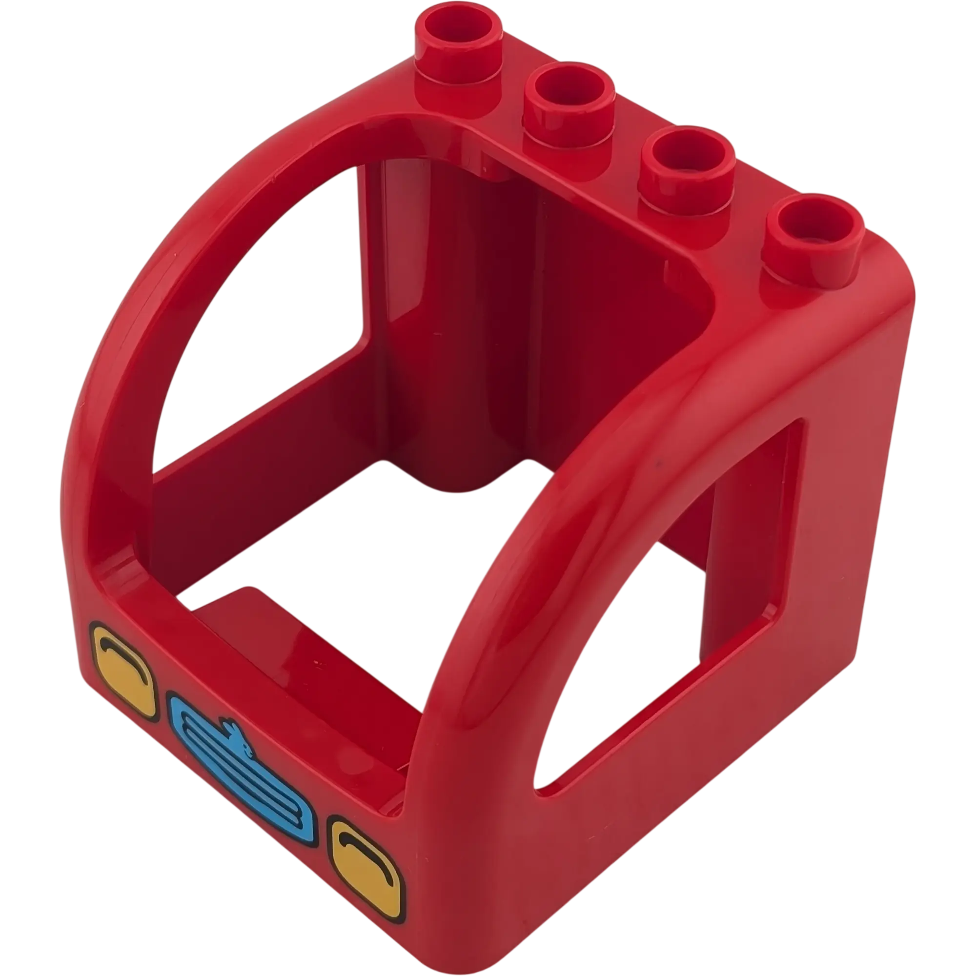 Lego Duplo 24179 Lego Duplo Kabine Aufsatz 4x4x3 Rot bedruckt Kühlergrill mit Hase