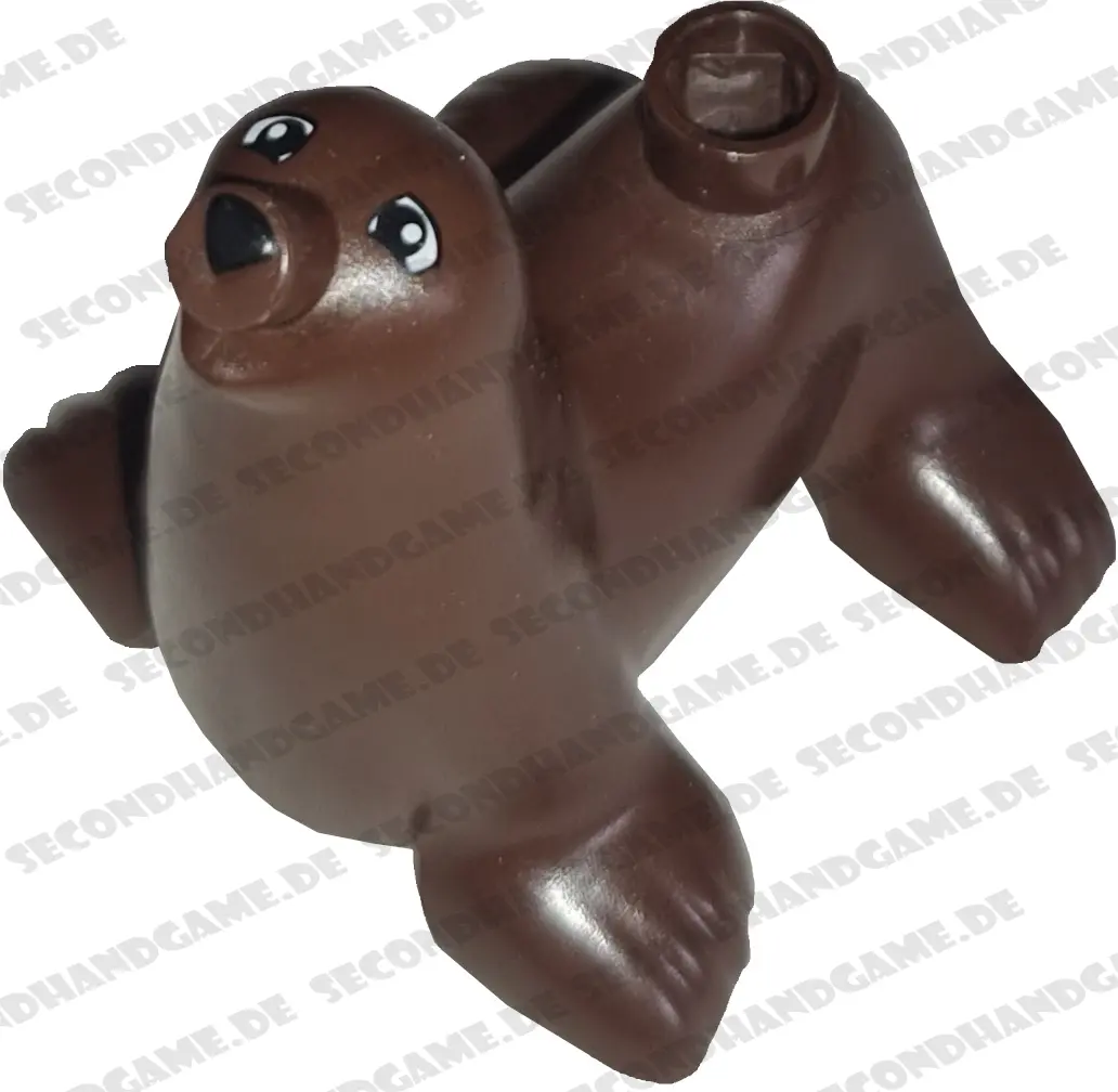 Lego Duplo Robbe Seehund Dunkelbraun