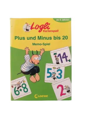 Loewe Logli Kartenspaß Plus und Minus bis 20