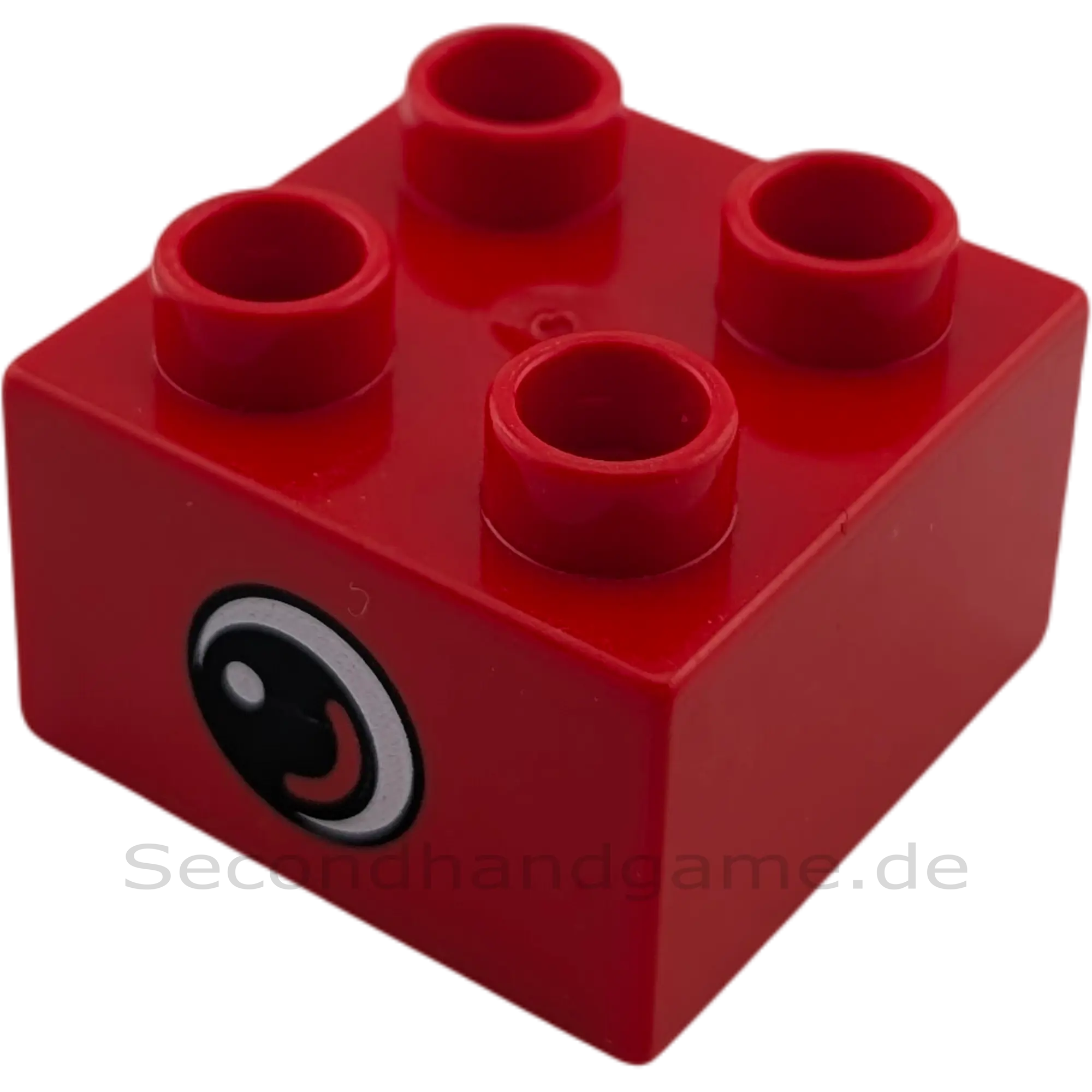 Lego Duplo 2x2 Wendestein Rot Auge 3437