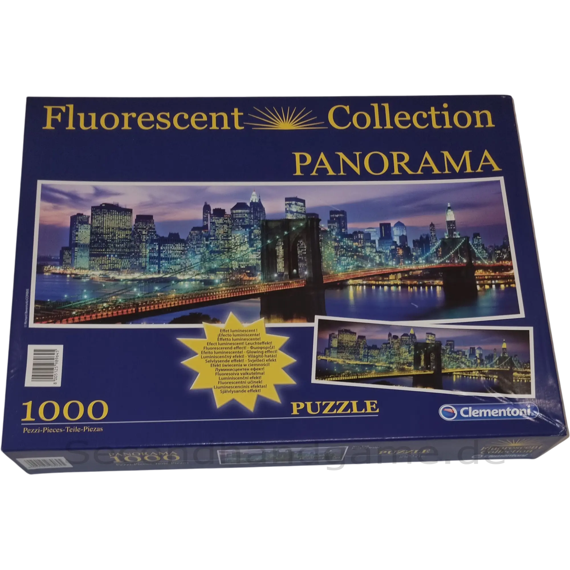 Clementoni Fluorescent Collection Puzzle 1000 Teile 989645 New York