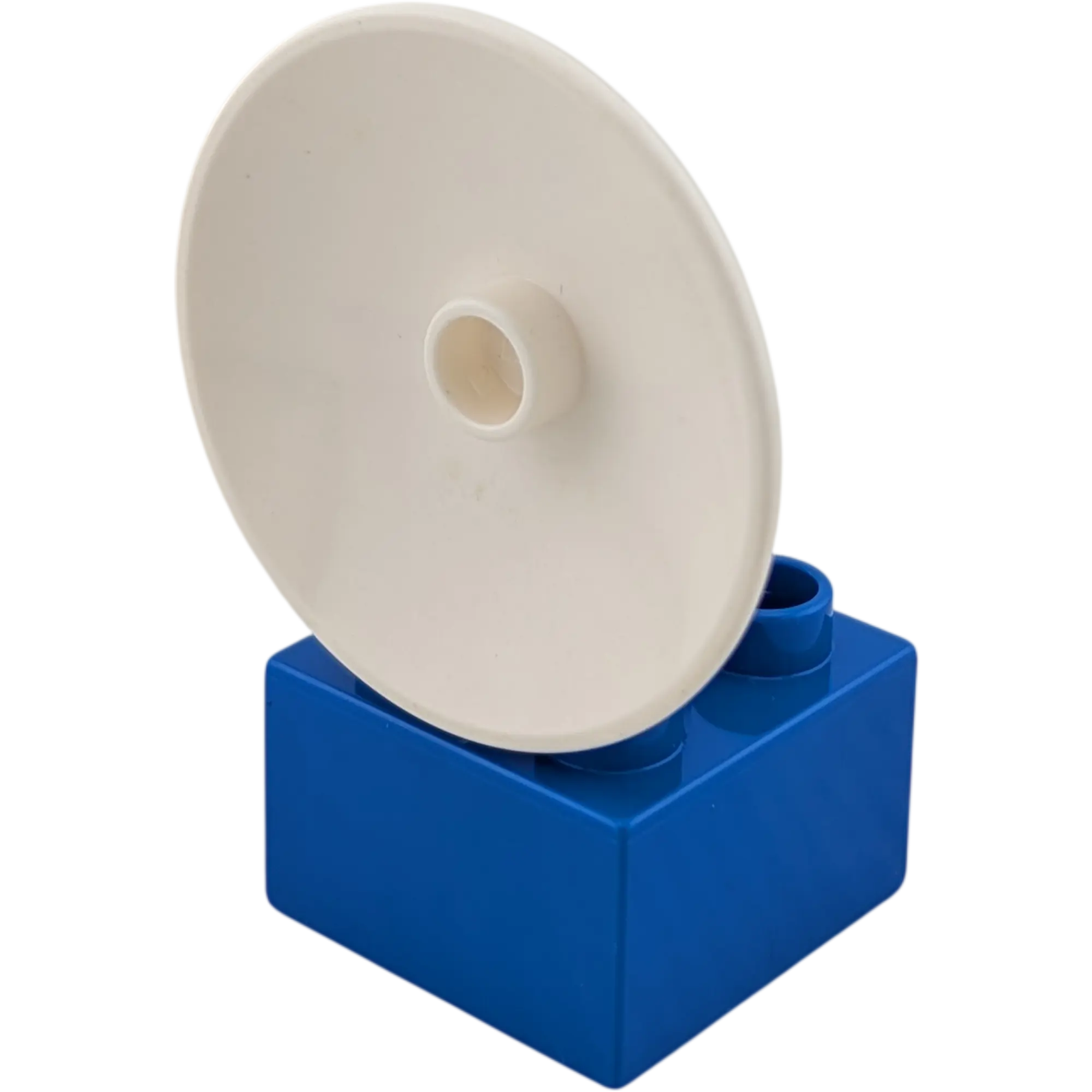 Lego Duplo 92009 Antenne Weiß auf blauem Stein