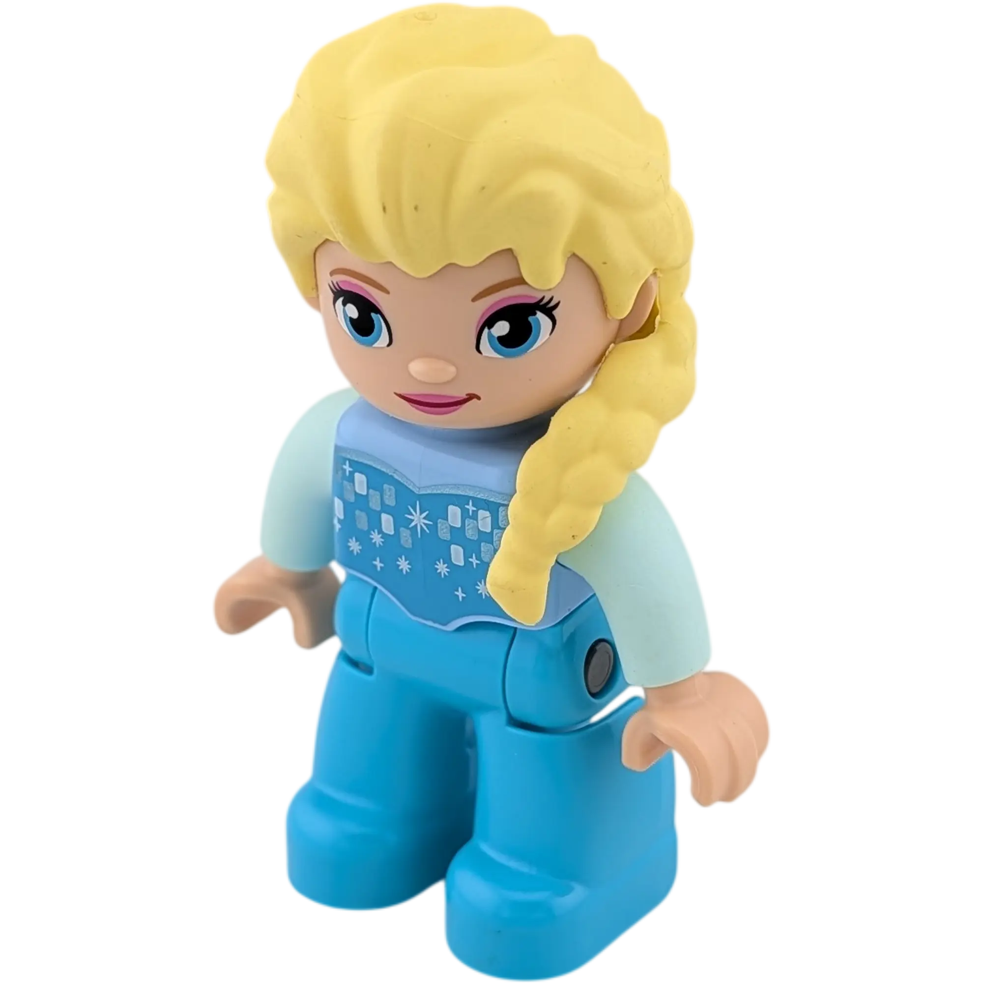 Lego Duplo Disney Eiskönigin Elsa mit blondem langen Zopf