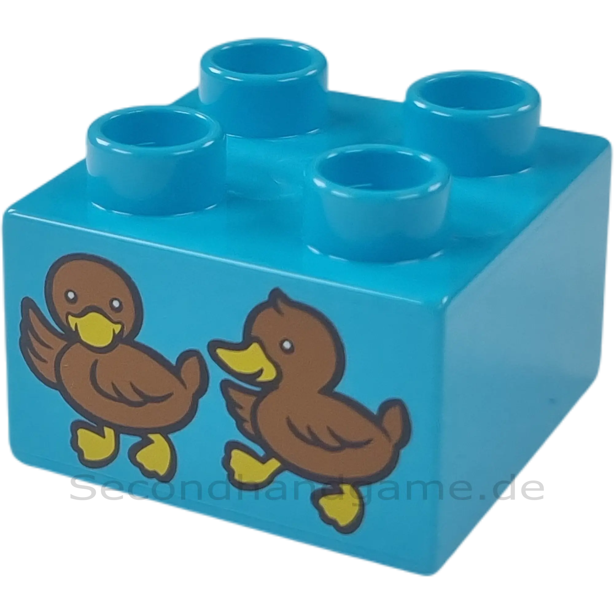 Lego Duplo 2x2 Stein Azur Zwei Enten 3437