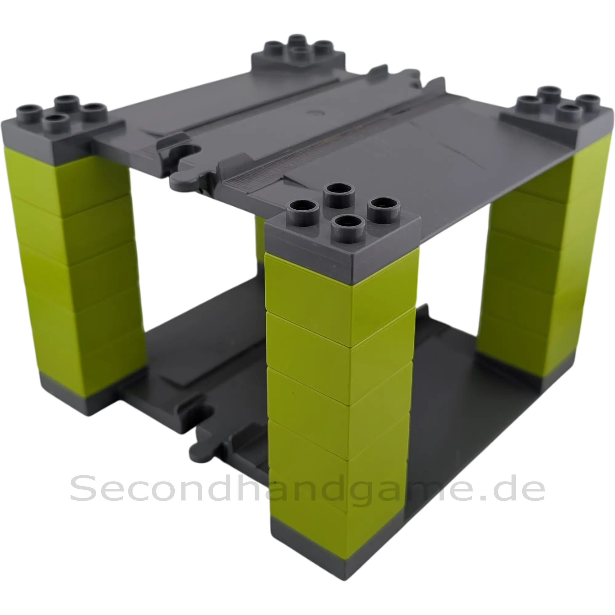 Lego Duplo Waschstraße Parkhaus Brücke Garage Grau Hellgrün