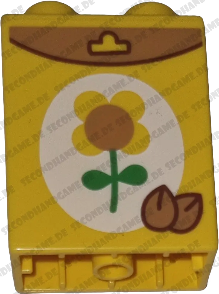 Lego Duplo  1x2 Stein Gelb Blumensamen Sonnenblume