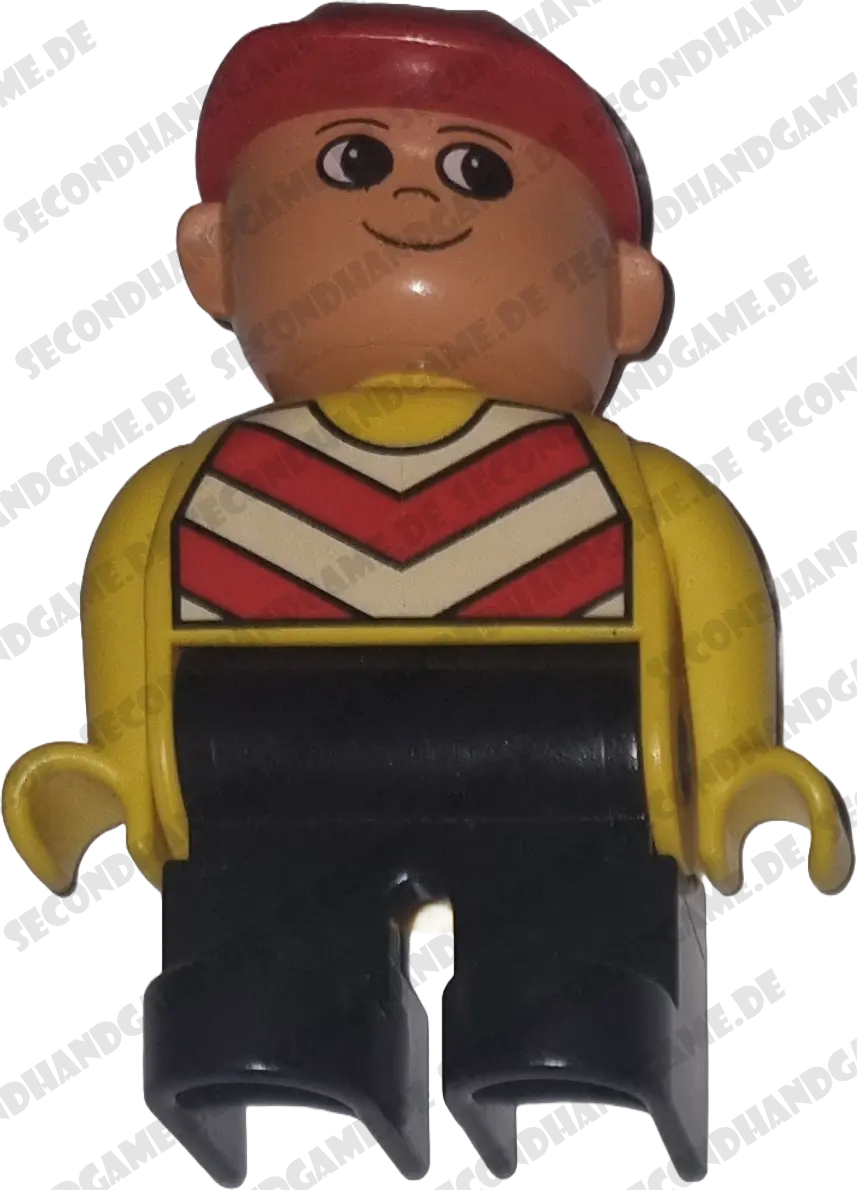 Lego Duplo Figur 47394 Bauarbeiter mit Warnweste und rotem Helm