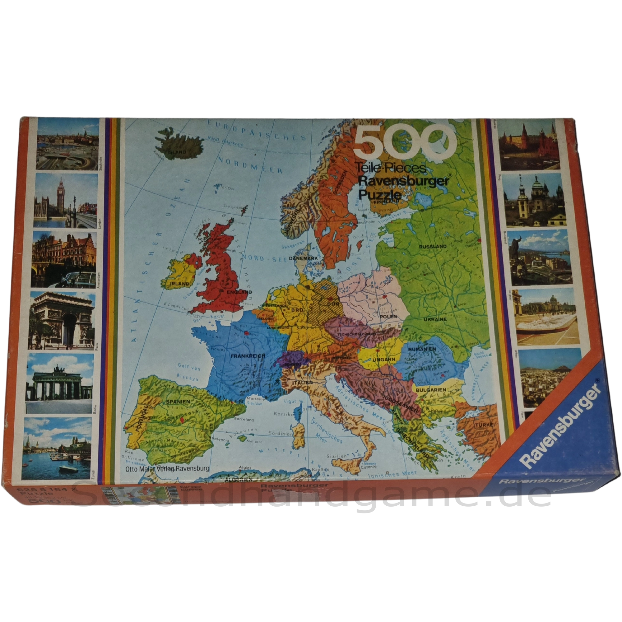 Ravensburger Puzzle Europa 500 Teile 6255164 