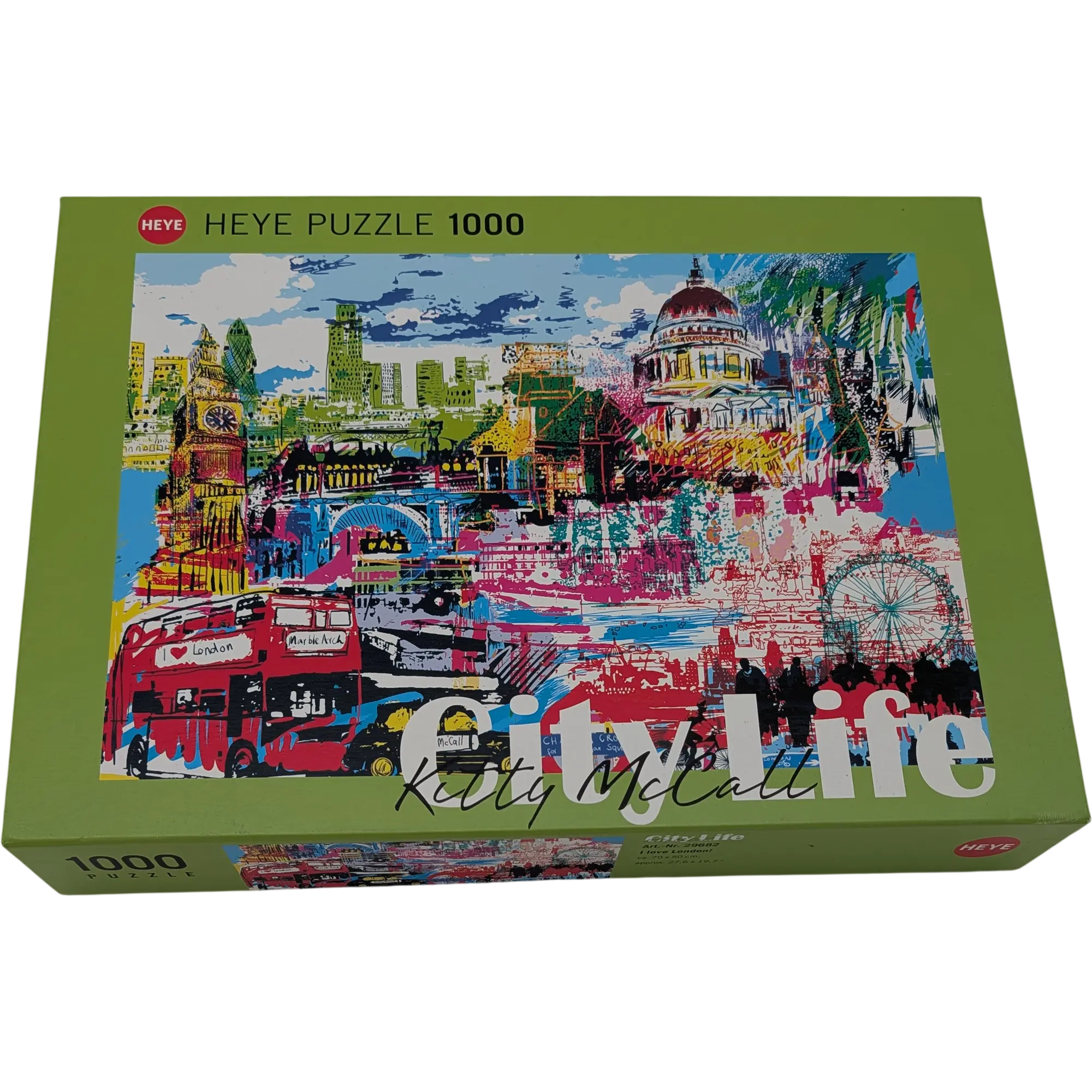 Heye Puzzle 1000 Teile 29682 City Life I love London!