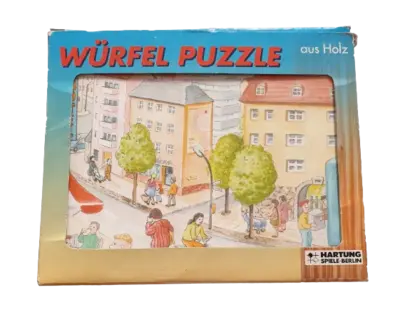 Würfel Puzzle aus Holz