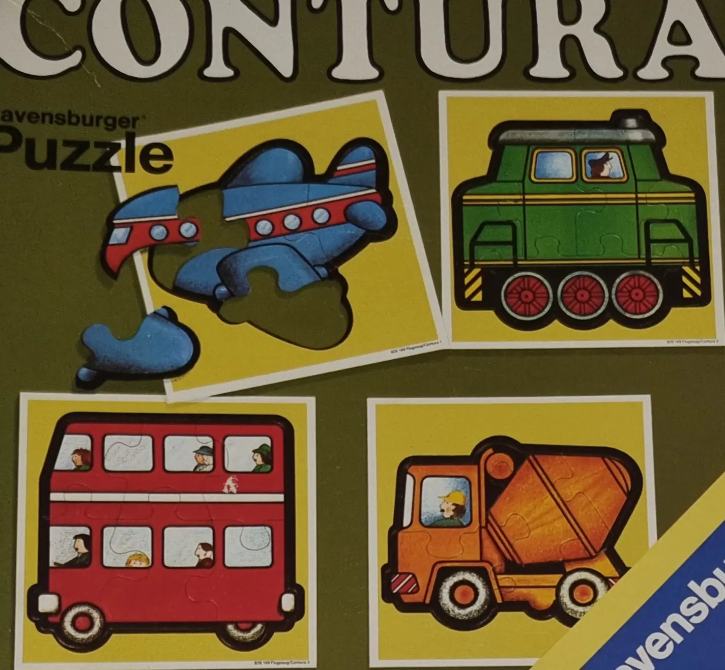 Ravensburger Puzzle Contura 4-6 Teile 62356235 Flugzeug
