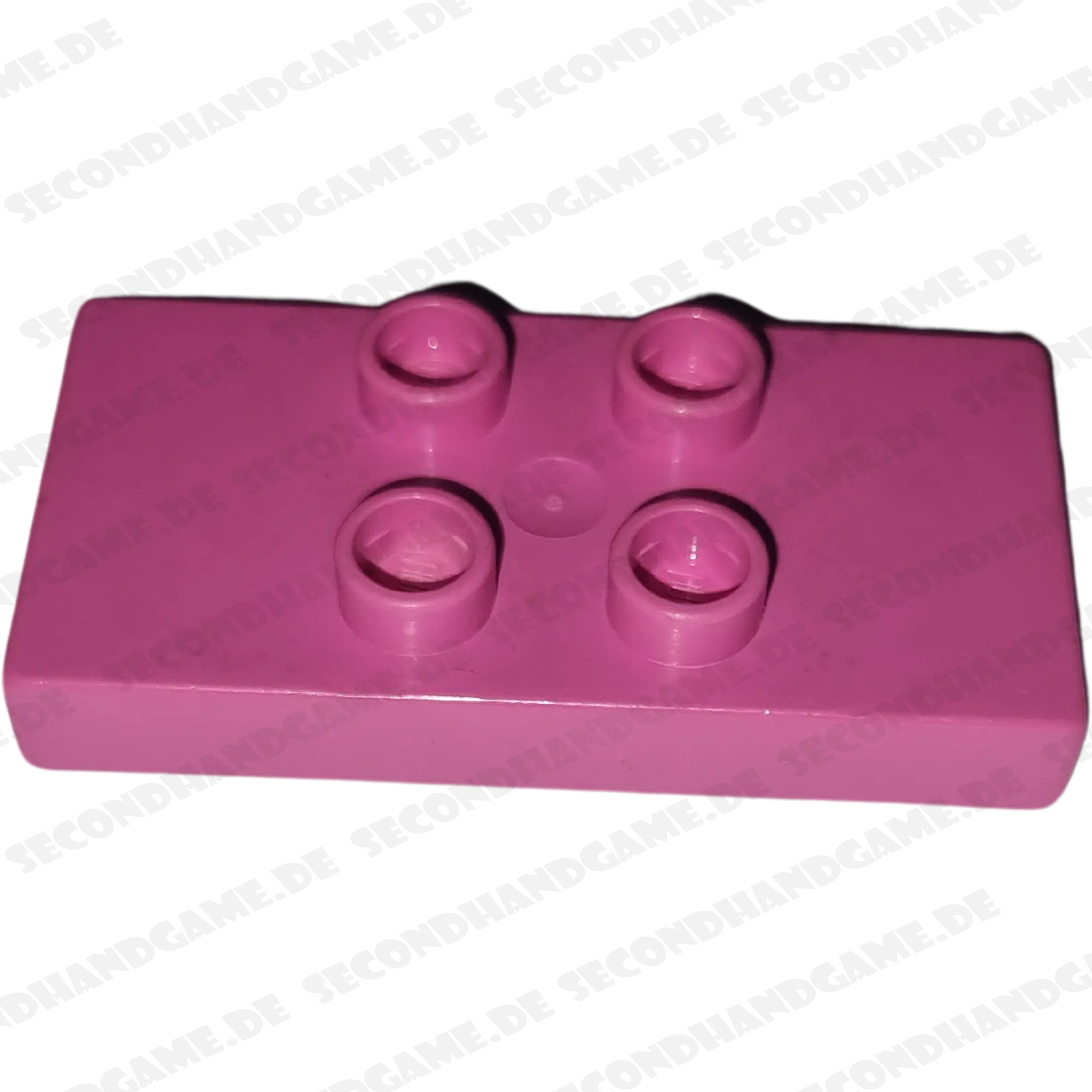 Lego Duplo 6413 Tischplatte 2x4 Fliesen Pink mit 4 Noppen