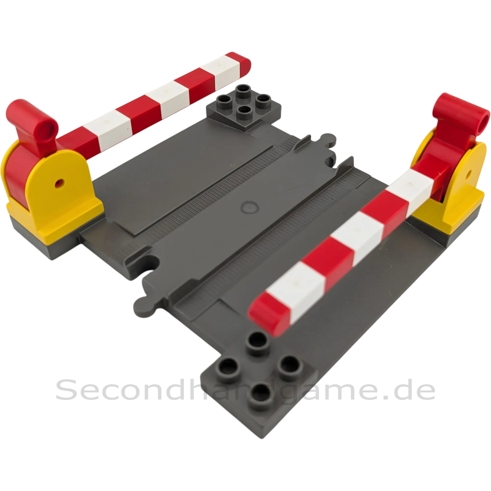 Lego Duplo Schiene Bahnübergang Grau Gelb