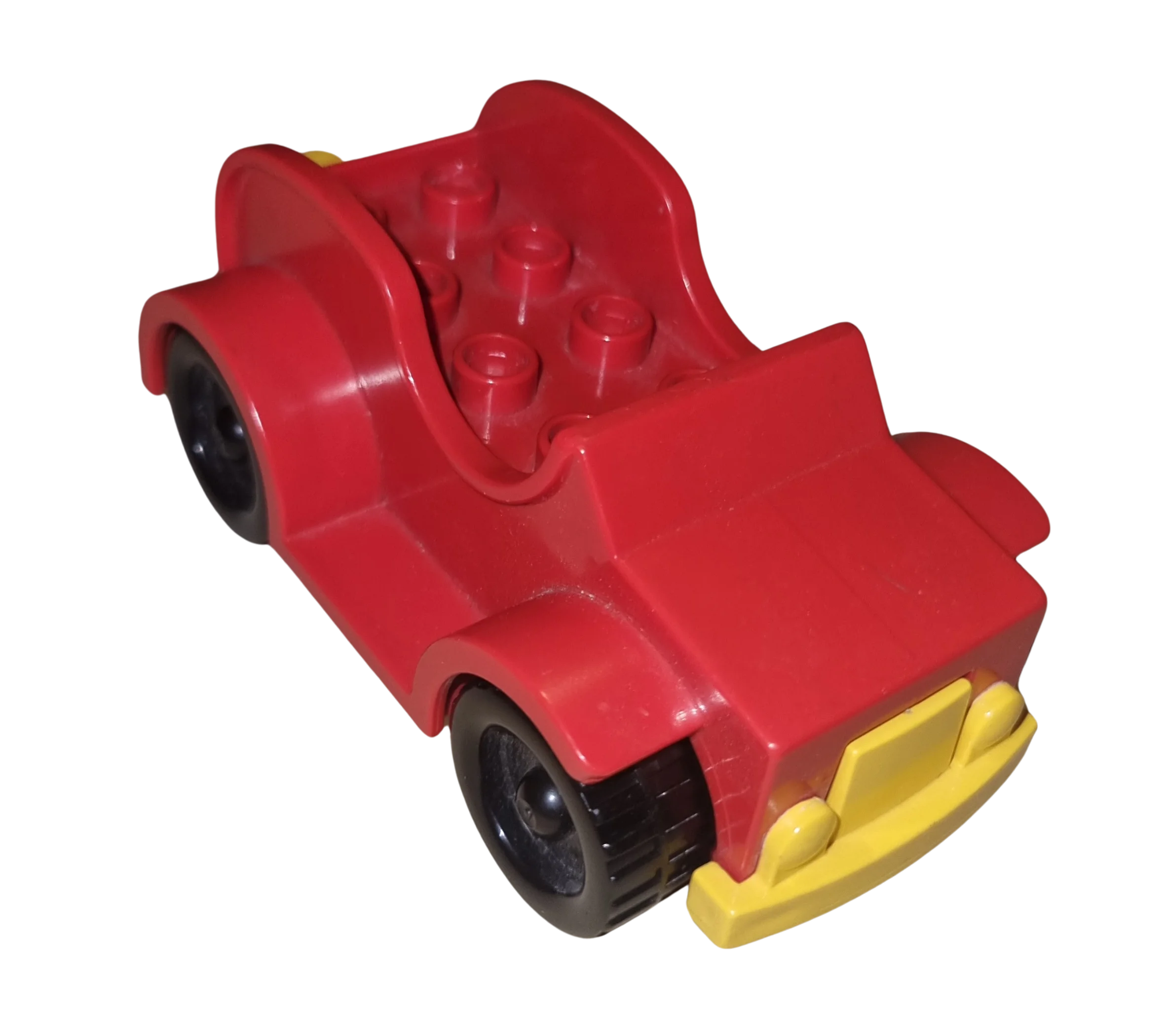 Lego Duplo 4853 Auto Rot Räder Schwarz