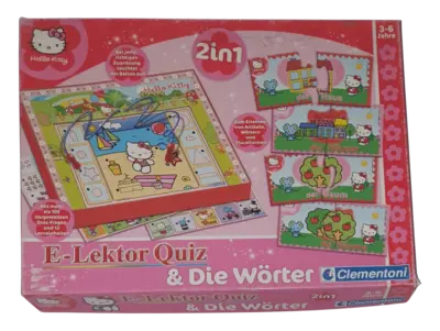 Clementoni Hello Kitty E-Lektor Quiz & Die Wörter 2in1