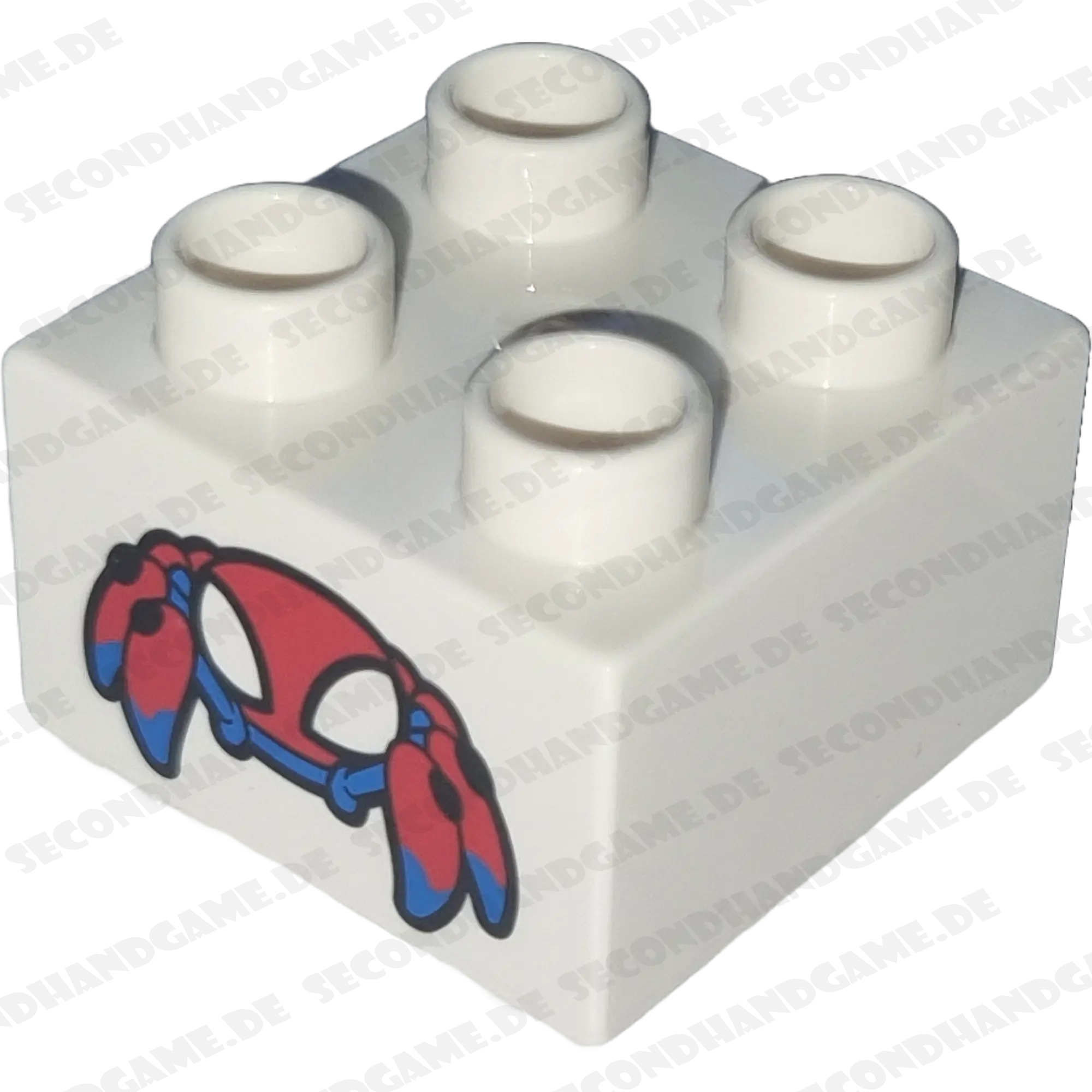 Lego Duplo 2x2 Stein Weiß Spiderman 3437