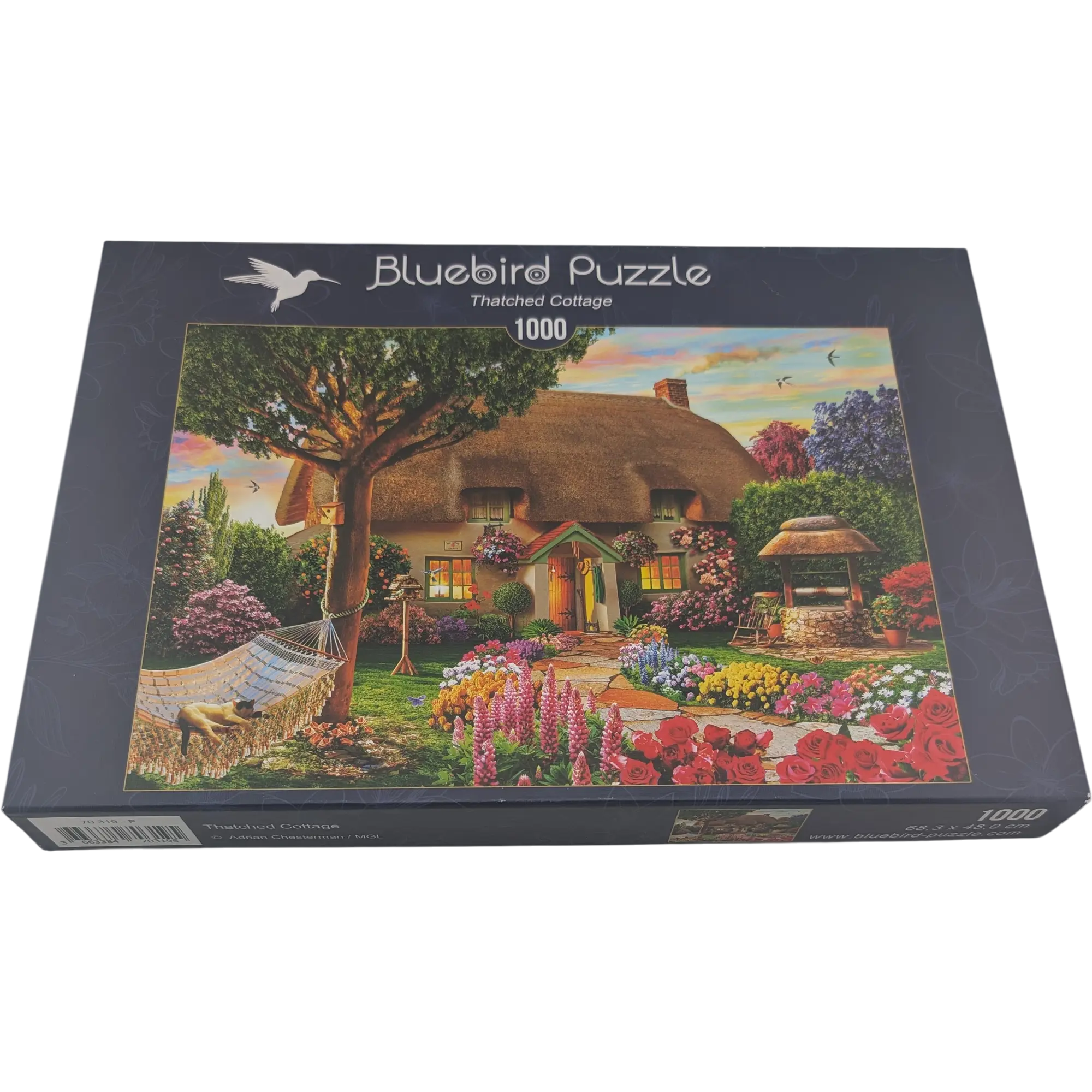 Art by Bluebird Puzzle 1000 Teile 70319 Thatched Cottage