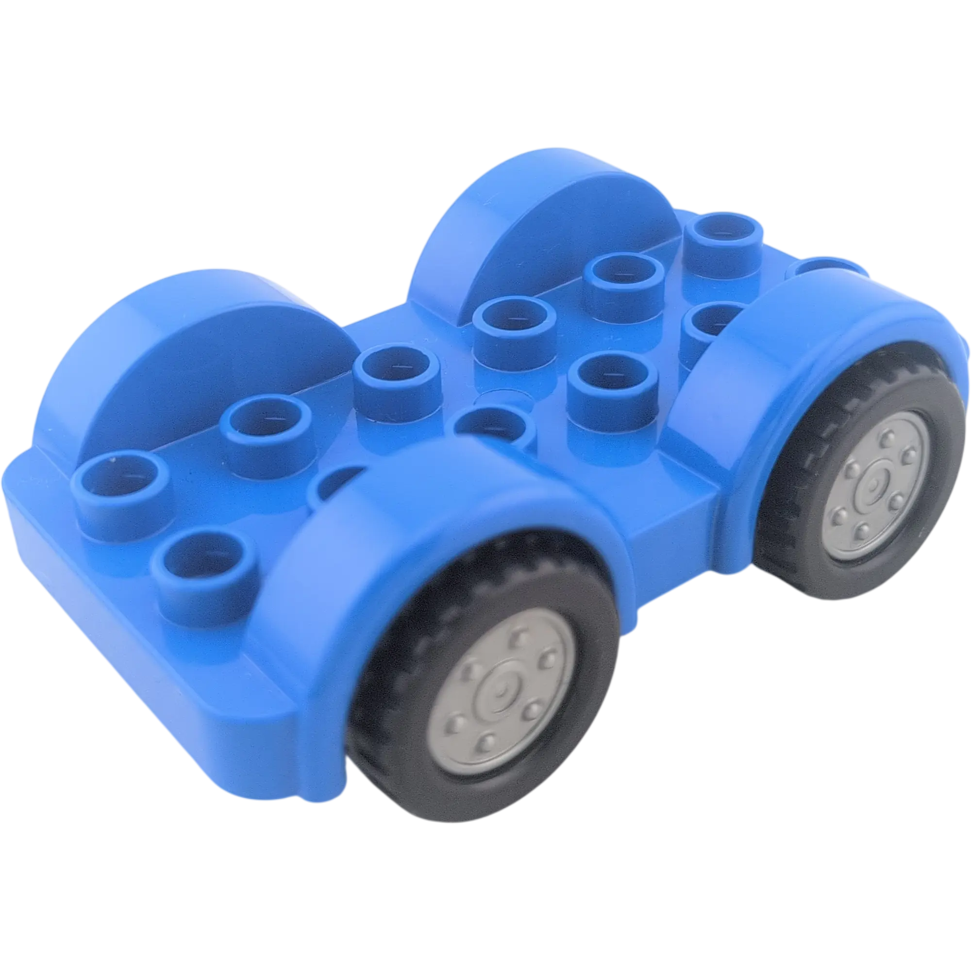 Lego Duplo 11841 Auto Dunkelblau Schwarz Silberne Räder Unterteil Fahrzeug