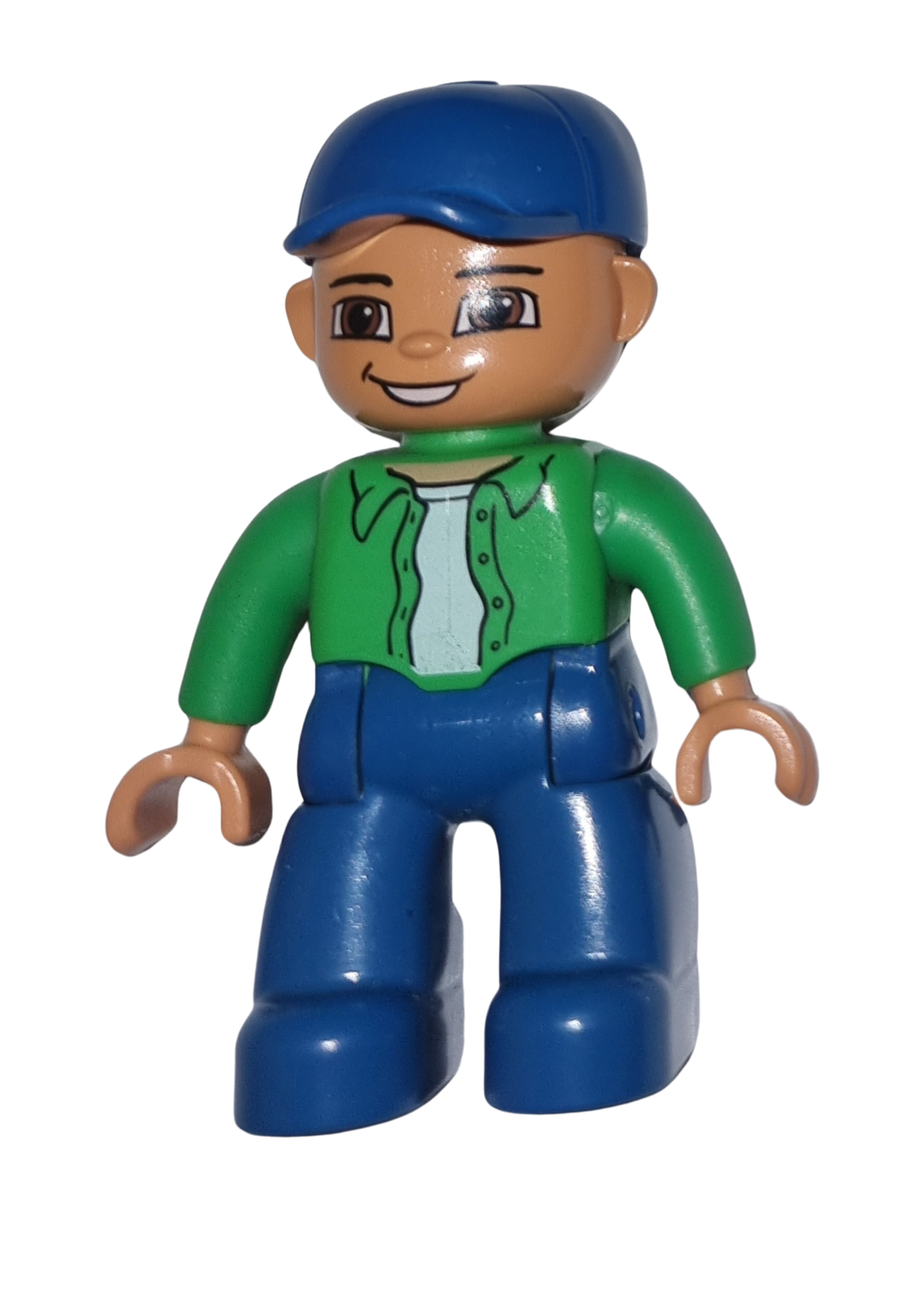 Lego Duplo Figur Mann 47394 Teenager mit grünem Hemd, dunkelblauer Hose