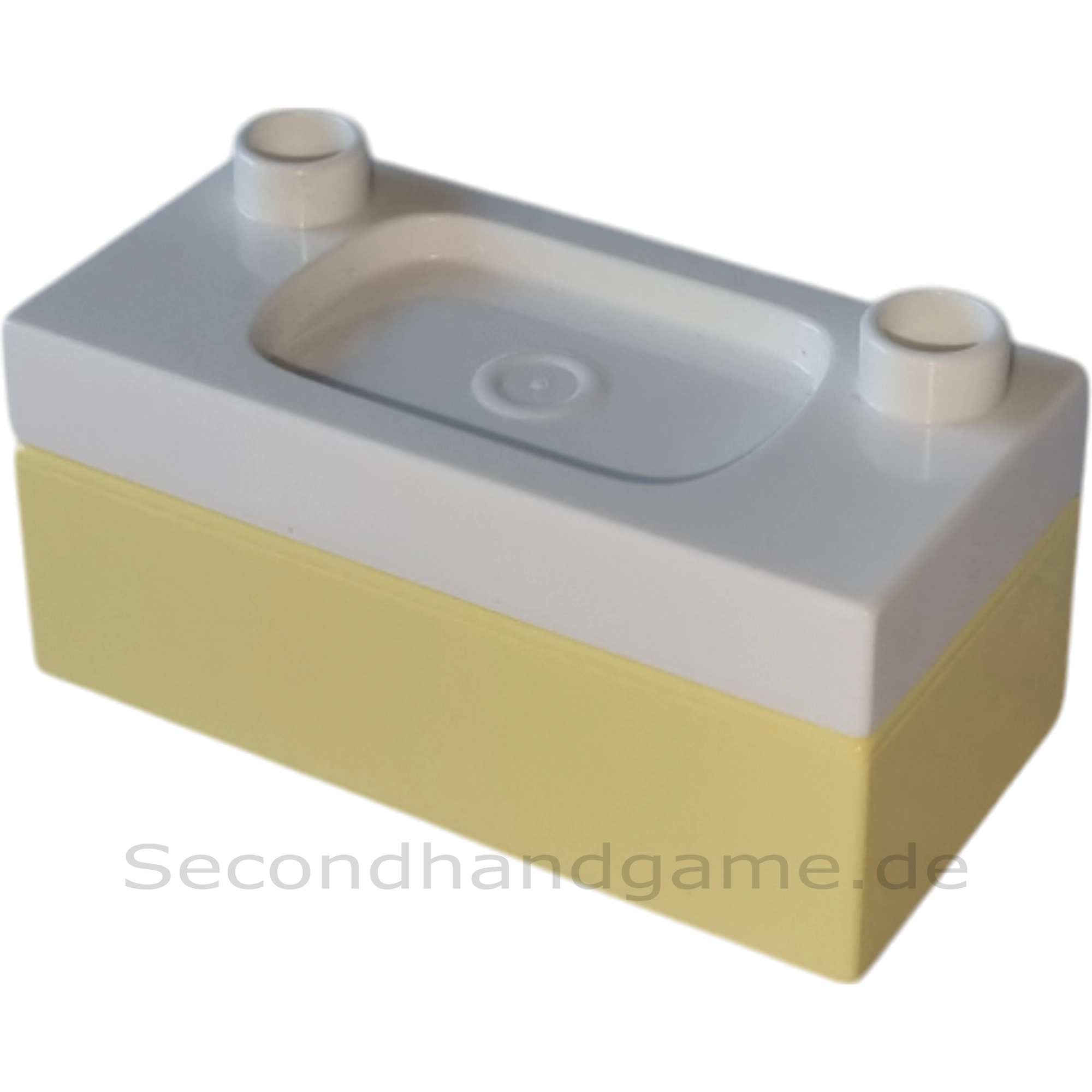 Lego Duplo Waschbecken Spüle Weiß Hellgelb